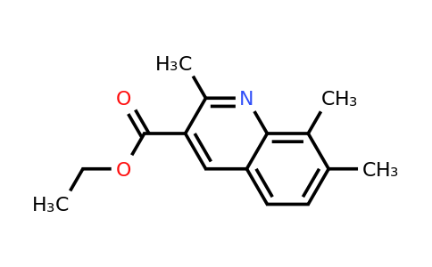 CAS 892874-89-4 | 2,7,8-Trimethyl-3-quinolinecarboxylic acid ethyl ester