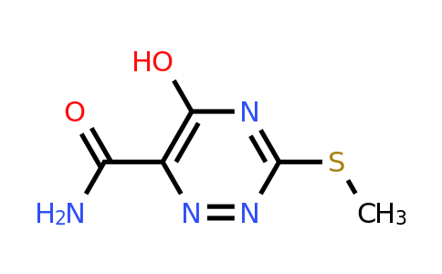 CAS 89323-15-9 | 5-Hydroxy-3-(methylthio)-1,2,4-triazine-6-carboxamide