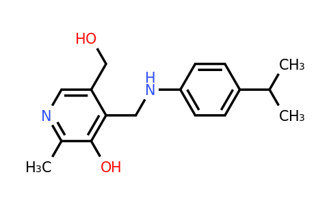 CAS 893304-72-8 | 5-(Hydroxymethyl)-2-methyl-4-({[4-(propan-2-yl)phenyl]amino}methyl)pyridin-3-ol