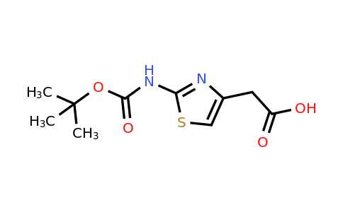 CAS 89336-46-9 | 2-(2-{[(tert-butoxy)carbonyl]amino}-1,3-thiazol-4-yl)acetic acid