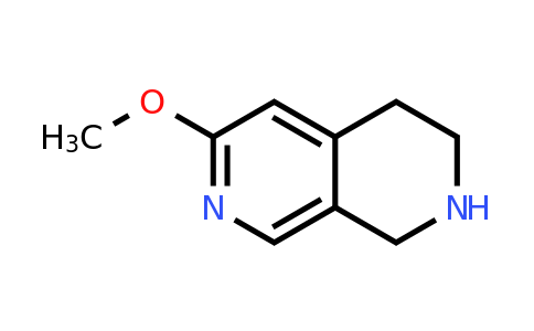 CAS 893566-81-9 | 6-Methoxy-1,2,3,4-tetrahydro-2,7-naphthyridine