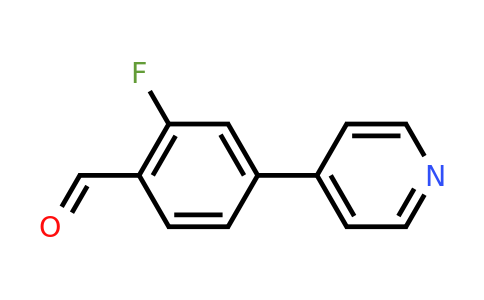 CAS 893637-82-6 | 2-fluoro-4-(pyridin-4-yl)benzaldehyde