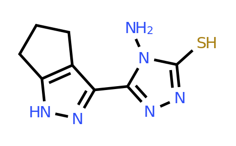 CAS 893642-81-4 | 4-amino-5-{1H,4H,5H,6H-cyclopenta[c]pyrazol-3-yl}-4H-1,2,4-triazole-3-thiol