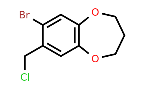 CAS 893722-03-7 | 7-bromo-8-(chloromethyl)-3,4-dihydro-2H-1,5-benzodioxepine