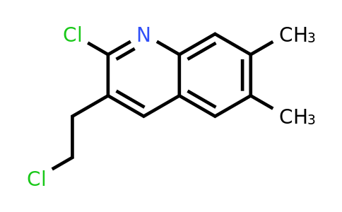 CAS 893724-61-3 | 2-Chloro-3-(2-chloroethyl)-6,7-dimethylquinoline