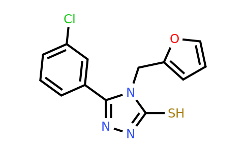 CAS 893725-06-9 | 5-(3-chlorophenyl)-4-[(furan-2-yl)methyl]-4H-1,2,4-triazole-3-thiol