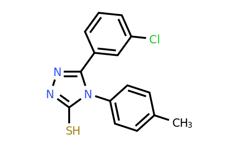 CAS 893725-08-1 | 5-(3-chlorophenyl)-4-(4-methylphenyl)-4H-1,2,4-triazole-3-thiol