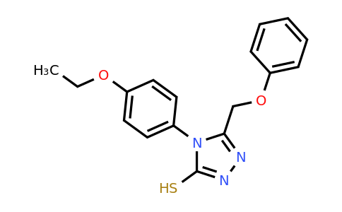 CAS 893725-13-8 | 4-(4-ethoxyphenyl)-5-(phenoxymethyl)-4H-1,2,4-triazole-3-thiol