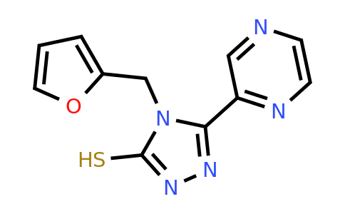 CAS 893725-34-3 | 4-[(furan-2-yl)methyl]-5-(pyrazin-2-yl)-4H-1,2,4-triazole-3-thiol