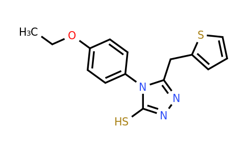 CAS 893725-38-7 | 4-(4-ethoxyphenyl)-5-[(thiophen-2-yl)methyl]-4H-1,2,4-triazole-3-thiol
