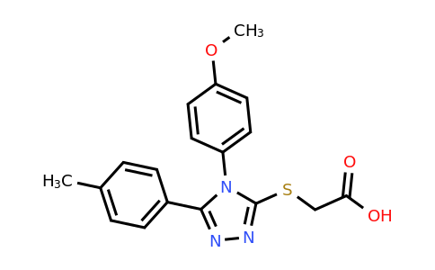 CAS 893725-48-9 | 2-{[4-(4-methoxyphenyl)-5-(4-methylphenyl)-4H-1,2,4-triazol-3-yl]sulfanyl}acetic acid