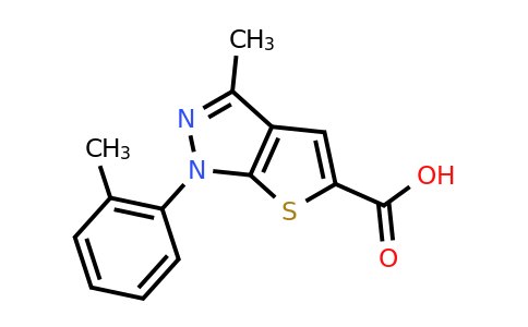 CAS 893725-50-3 | 3-methyl-1-(2-methylphenyl)-1H-thieno[2,3-c]pyrazole-5-carboxylic acid