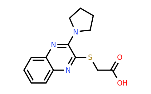 CAS 893725-51-4 | 2-{[3-(pyrrolidin-1-yl)quinoxalin-2-yl]sulfanyl}acetic acid