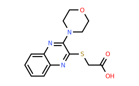 CAS 893725-53-6 | 2-{[3-(morpholin-4-yl)quinoxalin-2-yl]sulfanyl}acetic acid