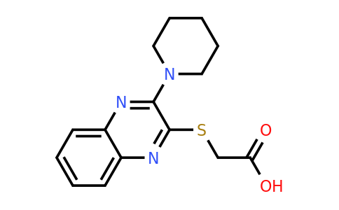 CAS 893725-60-5 | 2-{[3-(piperidin-1-yl)quinoxalin-2-yl]sulfanyl}acetic acid