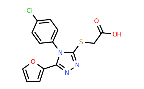 CAS 893725-75-2 | 2-{[4-(4-chlorophenyl)-5-(furan-2-yl)-4H-1,2,4-triazol-3-yl]sulfanyl}acetic acid
