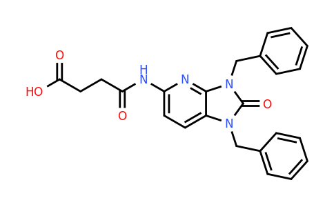CAS 893725-89-8 | 3-({1,3-dibenzyl-2-oxo-1H,2H,3H-imidazo[4,5-b]pyridin-5-yl}carbamoyl)propanoic acid