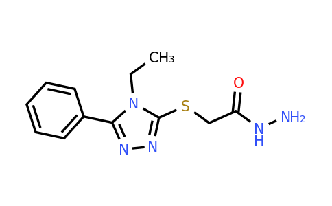 CAS 893726-25-5 | 2-[(4-ethyl-5-phenyl-4H-1,2,4-triazol-3-yl)sulfanyl]acetohydrazide