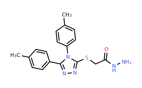 CAS 893726-40-4 | 2-{[4,5-bis(4-methylphenyl)-4H-1,2,4-triazol-3-yl]sulfanyl}acetohydrazide