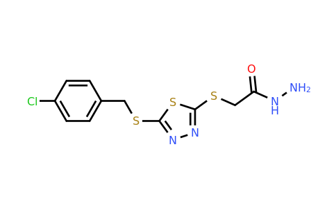 CAS 893726-46-0 | 2-[(5-{[(4-chlorophenyl)methyl]sulfanyl}-1,3,4-thiadiazol-2-yl)sulfanyl]acetohydrazide