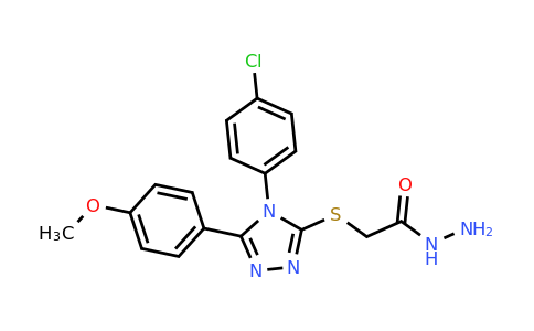 CAS 893726-54-0 | 2-{[4-(4-chlorophenyl)-5-(4-methoxyphenyl)-4H-1,2,4-triazol-3-yl]sulfanyl}acetohydrazide