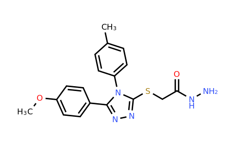 CAS 893726-56-2 | 2-{[5-(4-methoxyphenyl)-4-(4-methylphenyl)-4H-1,2,4-triazol-3-yl]sulfanyl}acetohydrazide