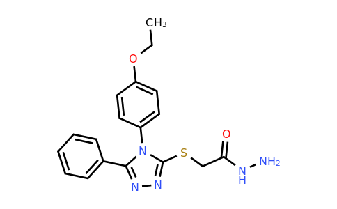 CAS 893726-58-4 | 2-{[4-(4-ethoxyphenyl)-5-phenyl-4H-1,2,4-triazol-3-yl]sulfanyl}acetohydrazide