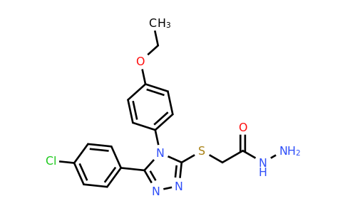 CAS 893726-60-8 | 2-{[5-(4-chlorophenyl)-4-(4-ethoxyphenyl)-4H-1,2,4-triazol-3-yl]sulfanyl}acetohydrazide