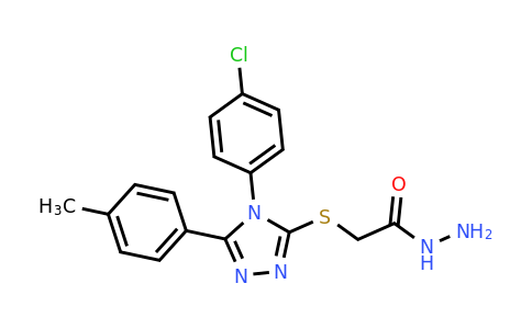 CAS 893726-63-1 | 2-{[4-(4-chlorophenyl)-5-(4-methylphenyl)-4H-1,2,4-triazol-3-yl]sulfanyl}acetohydrazide