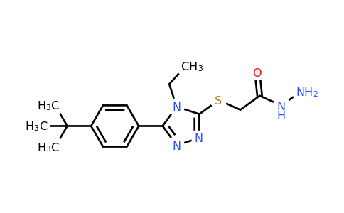 CAS 893726-82-4 | 2-{[5-(4-tert-butylphenyl)-4-ethyl-4H-1,2,4-triazol-3-yl]sulfanyl}acetohydrazide