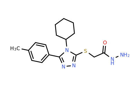 CAS 893727-03-2 | 2-{[4-cyclohexyl-5-(4-methylphenyl)-4H-1,2,4-triazol-3-yl]sulfanyl}acetohydrazide