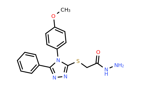 CAS 893727-06-5 | 2-{[4-(4-methoxyphenyl)-5-phenyl-4H-1,2,4-triazol-3-yl]sulfanyl}acetohydrazide