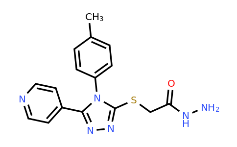 CAS 893727-27-0 | 2-{[4-(4-methylphenyl)-5-(pyridin-4-yl)-4H-1,2,4-triazol-3-yl]sulfanyl}acetohydrazide