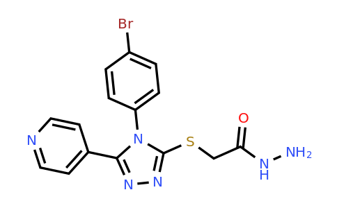 CAS 893727-33-8 | 2-{[4-(4-bromophenyl)-5-(pyridin-4-yl)-4H-1,2,4-triazol-3-yl]sulfanyl}acetohydrazide