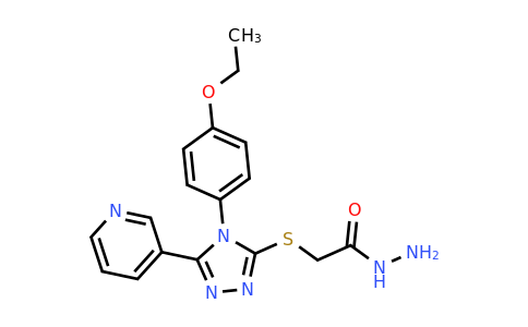 CAS 893727-39-4 | 2-{[4-(4-ethoxyphenyl)-5-(pyridin-3-yl)-4H-1,2,4-triazol-3-yl]sulfanyl}acetohydrazide