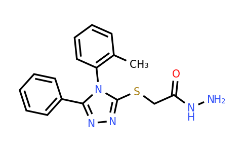 CAS 893727-47-4 | 2-{[4-(2-methylphenyl)-5-phenyl-4H-1,2,4-triazol-3-yl]sulfanyl}acetohydrazide