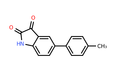 CAS 893735-94-9 | 5-(p-Tolyl)indoline-2,3-dione