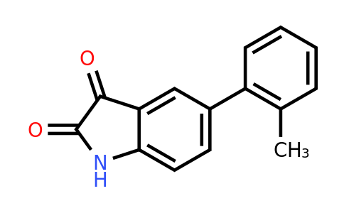 CAS 893736-02-2 | 5-(o-Tolyl)indoline-2,3-dione