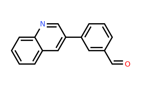 CAS 893736-03-3 | 3-(Quinolin-3-yl)benzaldehyde