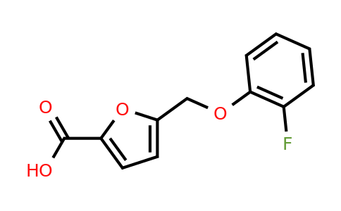 CAS 893743-46-9 | 5-(2-Fluorophenoxymethyl)furan-2-carboxylic acid