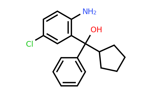 CAS 893766-57-9 | (2-Amino-5-chlorophenyl)(cyclopentyl)(phenyl)methanol