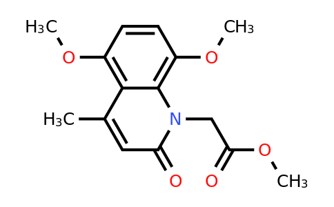 CAS 893770-84-8 | Methyl 2-(5,8-dimethoxy-4-methyl-2-oxoquinolin-1(2H)-yl)acetate