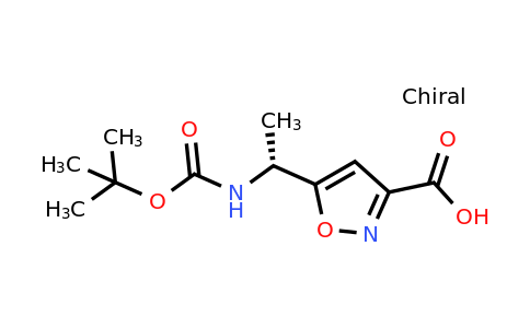 CAS 893842-76-7 | (R)-5-(1-(tert-Butoxycarbonylamino)ethyl)isoxazole-3-carboxylic acid