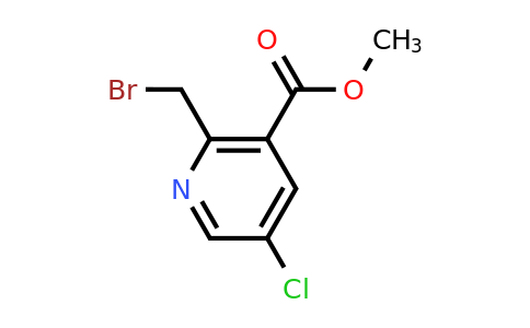 CAS 894074-88-5 | Methyl 2-(bromomethyl)-5-chloronicotinate