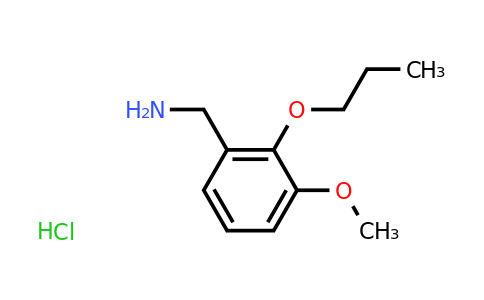 CAS 89411-11-0 | (3-Methoxy-2-propoxyphenyl)methanamine hydrochloride