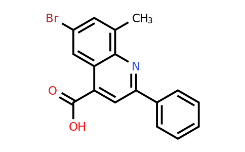 CAS 894552-35-3 | 6-Bromo-8-methyl-2-phenylquinoline-4-carboxylic acid