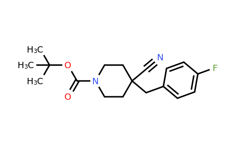 CAS 894769-77-8 | 1-Boc-4-cyano-4-(4-fluorobenzyl)-piperidine