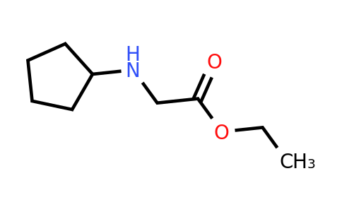 CAS 89479-61-8 | ethyl 2-(cyclopentylamino)acetate