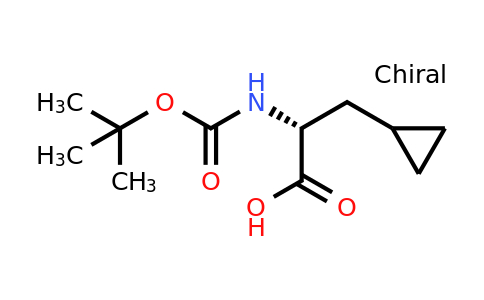 CAS 89483-08-9 | (R)-2-(Boc-amino)-3-cyclopropylpropionic acid