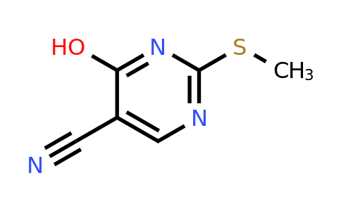 CAS 89487-99-0 | 4-Hydroxy-2-(methylthio)pyrimidine-5-carbonitrile